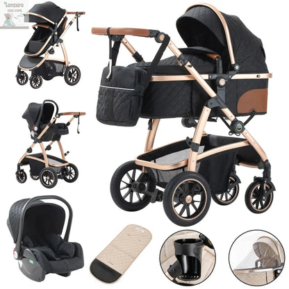Kinderwagen 3 in 1  Multifunctioneel - Lonzaro Kids