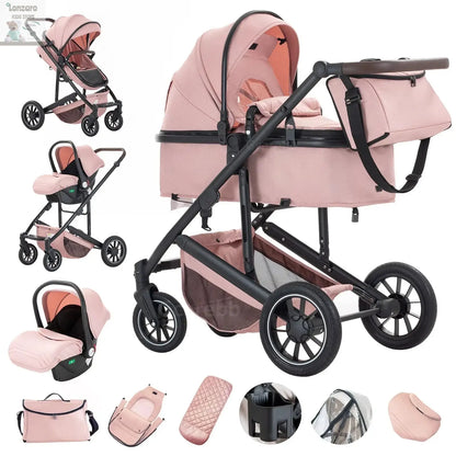 Luxe Opvouwbare Kinderwagen - Lonzaro Kids