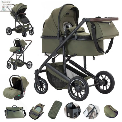 Luxe Opvouwbare Kinderwagen - Lonzaro Kids