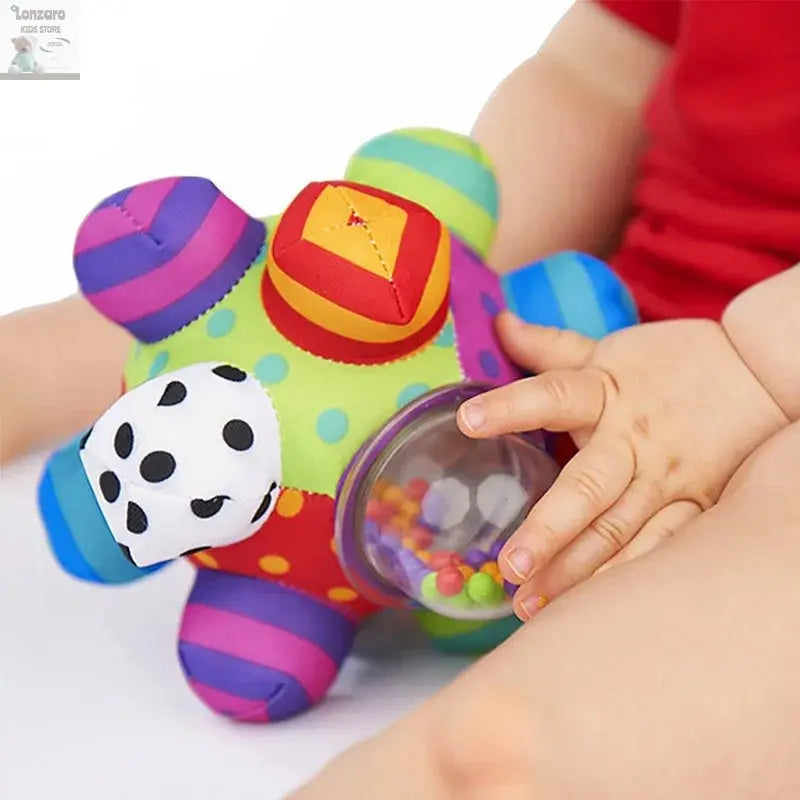 Baby Toy Fun Little Loud Bell Baby Ball Rattles Toy Develop Baby Intelligence Grasping Toy Hand Bell Rattle Toys For Baby Infant Lonzaro Kids