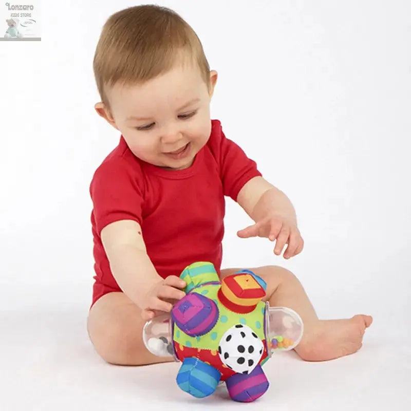 Baby Toy Fun Little Loud Bell Baby Ball Rattles Toy Develop Baby Intelligence Grasping Toy Hand Bell Rattle Toys For Baby Infant Lonzaro Kids