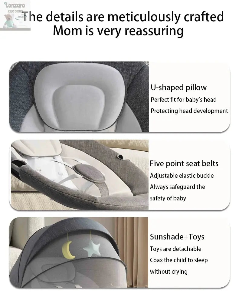 Elektrische Wieg voor Baby's - Lonzaro Kids