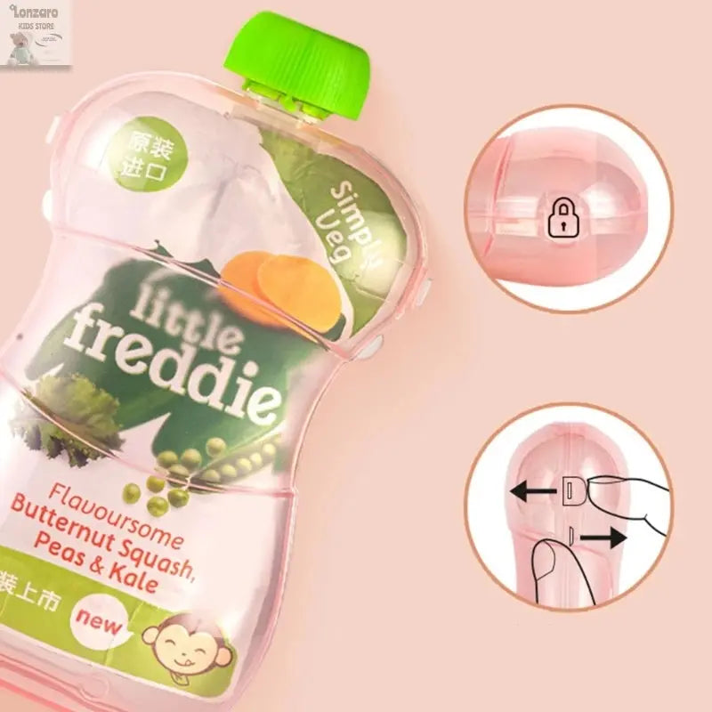 Herbruikbare Houder voor Baby Pouches - Hygiënisch & Compatibel - Lonzaro Kids