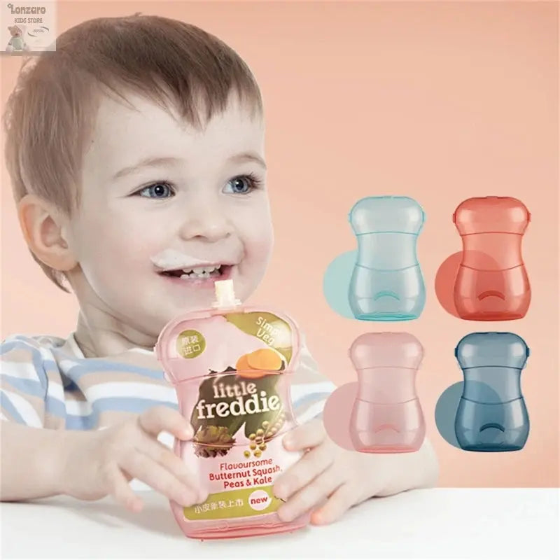 Herbruikbare Houder voor Baby Pouches - Hygiënisch & Compatibel - Lonzaro Kids