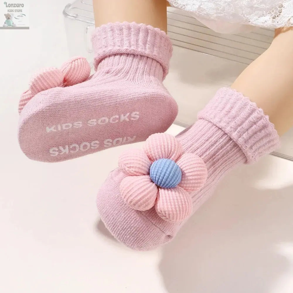 Bloemige Babyset: Hoofdband & Sokken - Lonzaro Kids