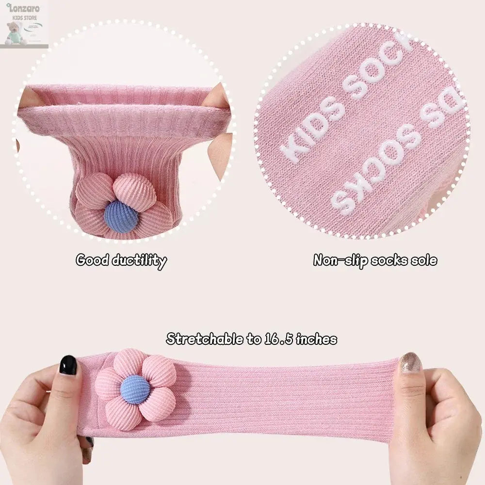 Bloemige Babyset: Hoofdband & Sokken - Lonzaro Kids