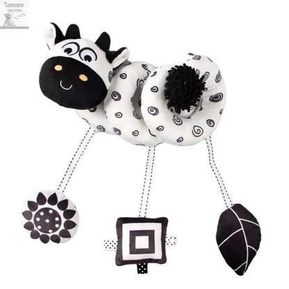 Car Seat Toys for Babies Rattle Mirror Crinkle Squeaky Carseat Stroller Toys 0-6 Months Developmental Newborn Baby Girl Gifts Lonzaro Kids