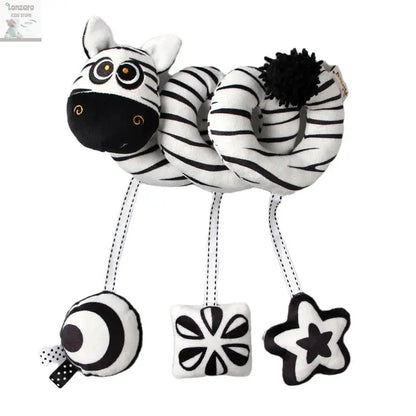Car Seat Toys for Babies Rattle Mirror Crinkle Squeaky Carseat Stroller Toys 0-6 Months Developmental Newborn Baby Girl Gifts Lonzaro Kids