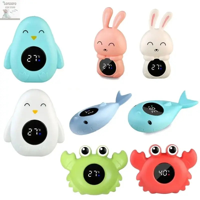 Cartoon Digital Thermometer LED Display Lonzaro Kids