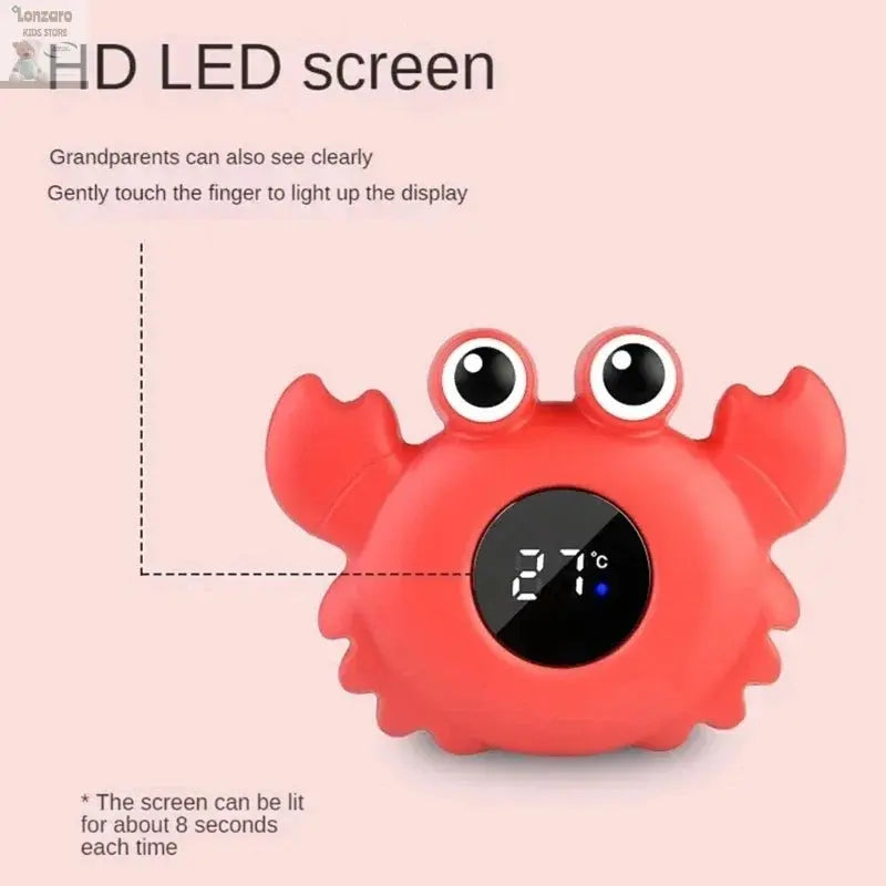 Cartoon Digital Thermometer LED Display Lonzaro Kids