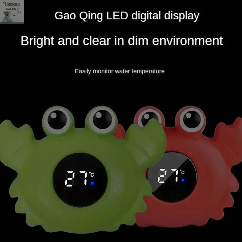 Cartoon Digital Thermometer LED Display Lonzaro Kids