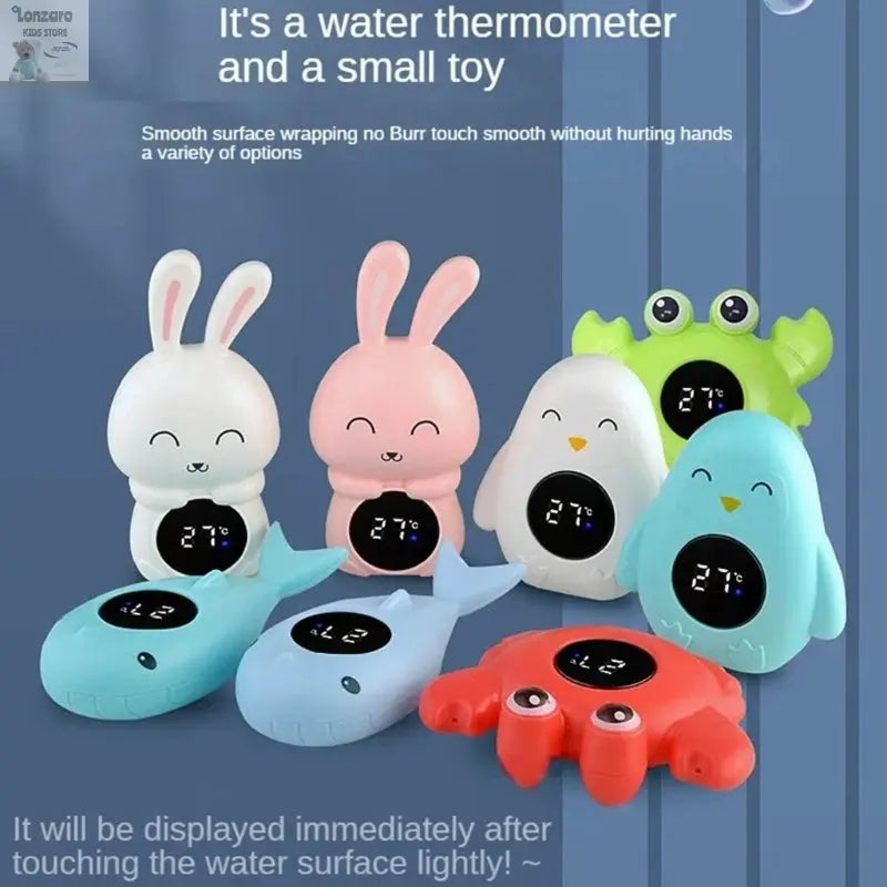 Cartoon Digital Thermometer LED Display Lonzaro Kids