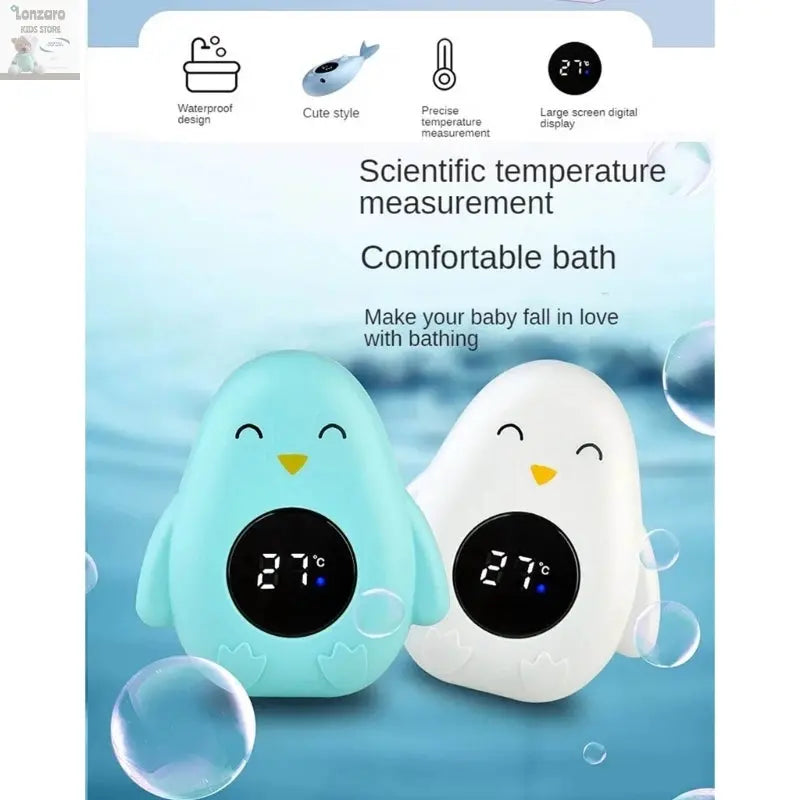Cartoon Digital Thermometer LED Display Lonzaro Kids
