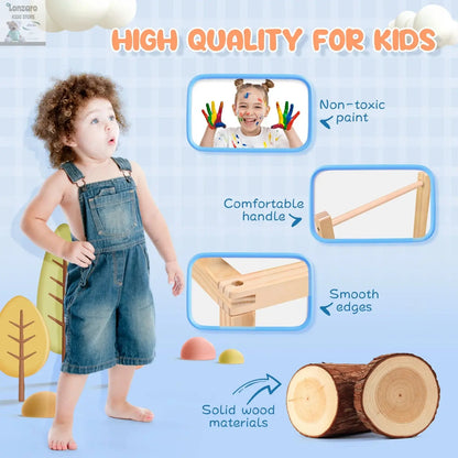Loopwagen Baby Veiligheid en Stabiliteit - Lonzaro Kids