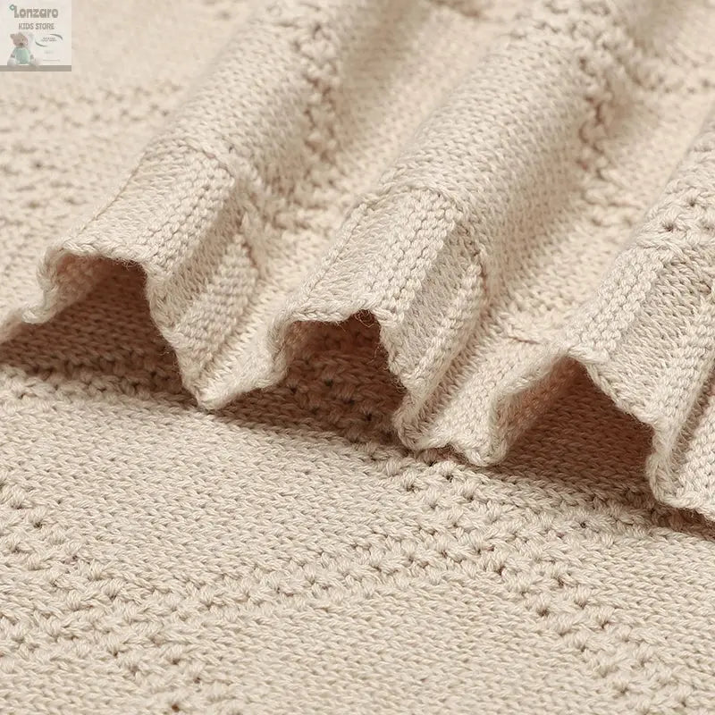 Cotton Baby Blankets Super Soft Newborn Infant Boy Girl Stroller Nursery Cover Quilts 90*70cm Toddler Outdoor Throw Playing Mats Lonzaro Kids