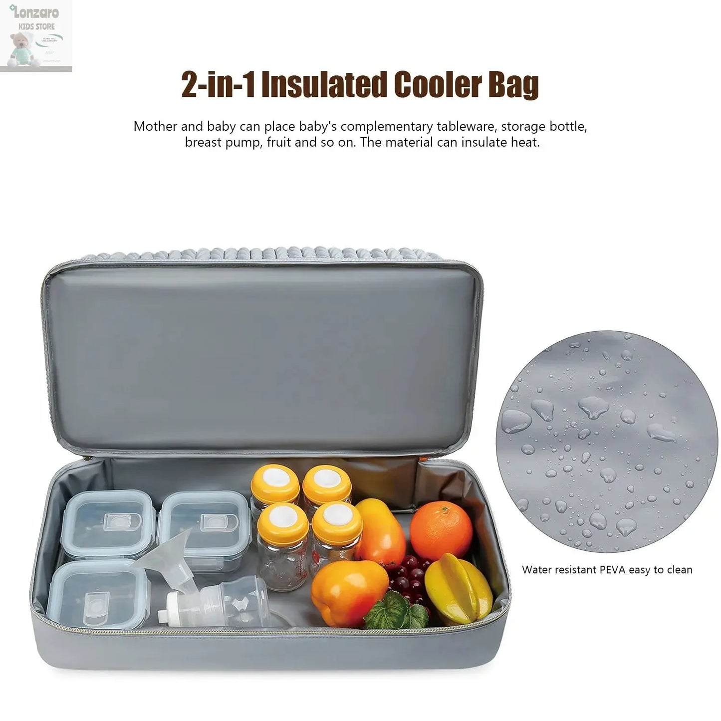 Luiertas Waterproof Stijlvol en Functioneel - Lonzaro Kids
