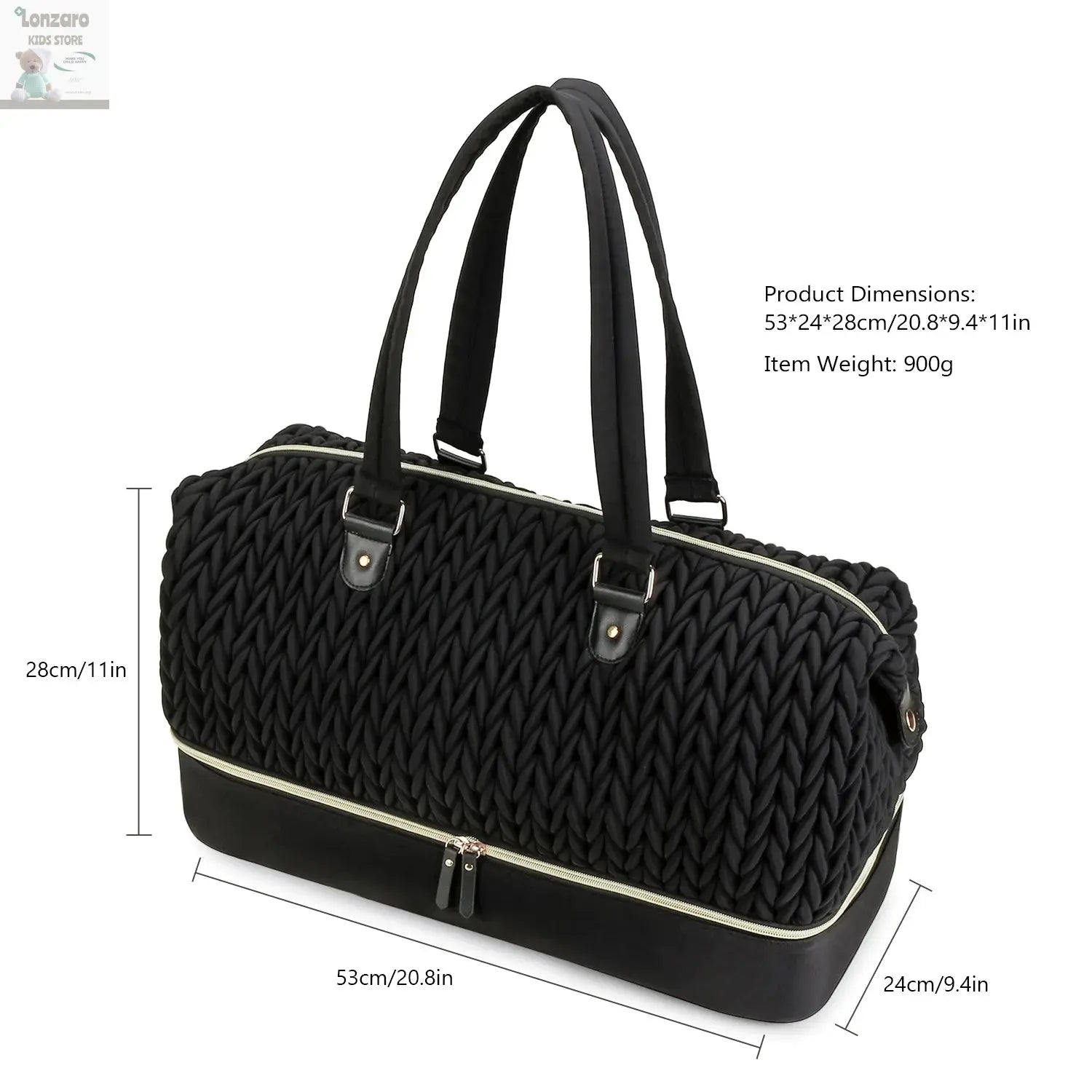 Luiertas Waterproof Stijlvol en Functioneel - Lonzaro Kids