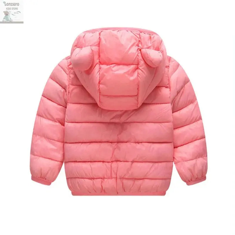 Dino Hoody: Lichte Dons Jas voor Kinderen Lonzaro Kids