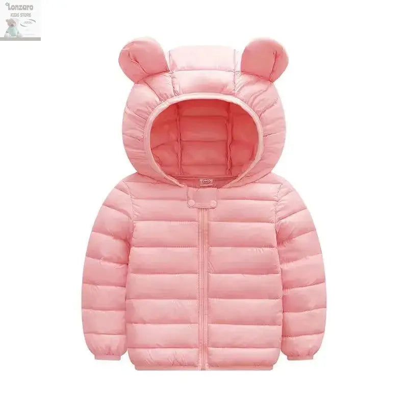 Dino Hoody: Lichte Dons Jas voor Kinderen Lonzaro Kids