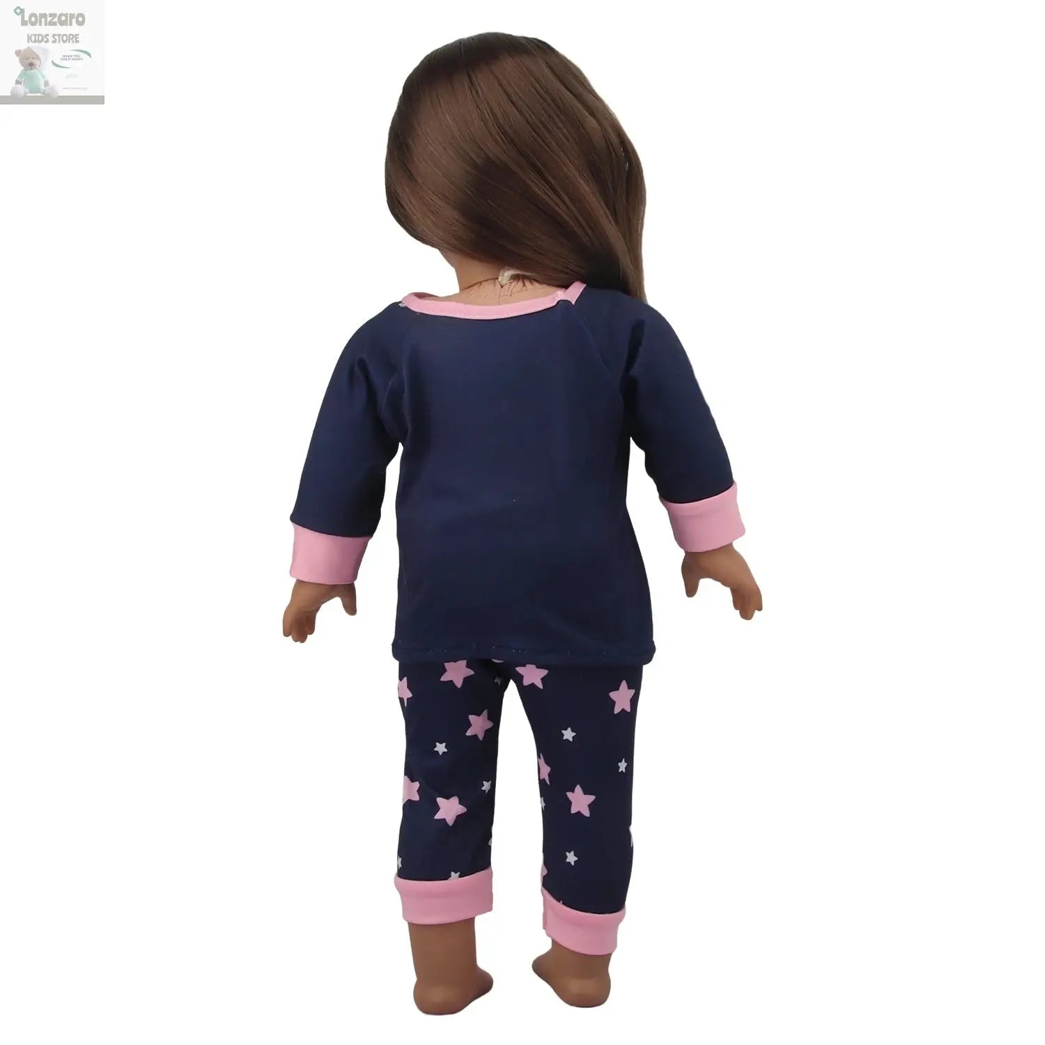 Doll Clothes Pajamas  For 43cm Baby New Born&American 18 Inch Girl Doll Unicorn Shark Cartoon Clothes Suit For Generation Doll Lonzaro Kids