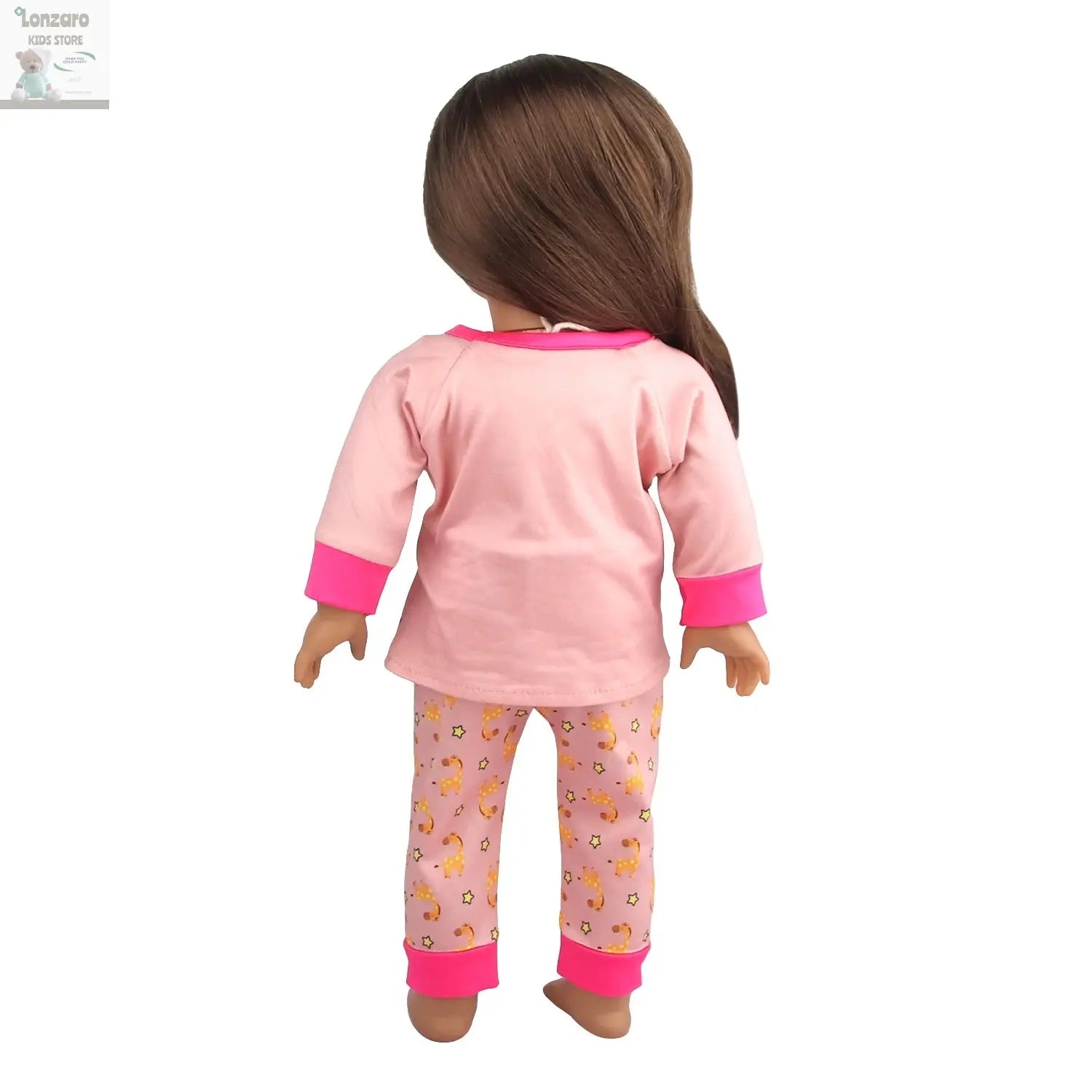Doll Clothes Pajamas  For 43cm Baby New Born&American 18 Inch Girl Doll Unicorn Shark Cartoon Clothes Suit For Generation Doll Lonzaro Kids