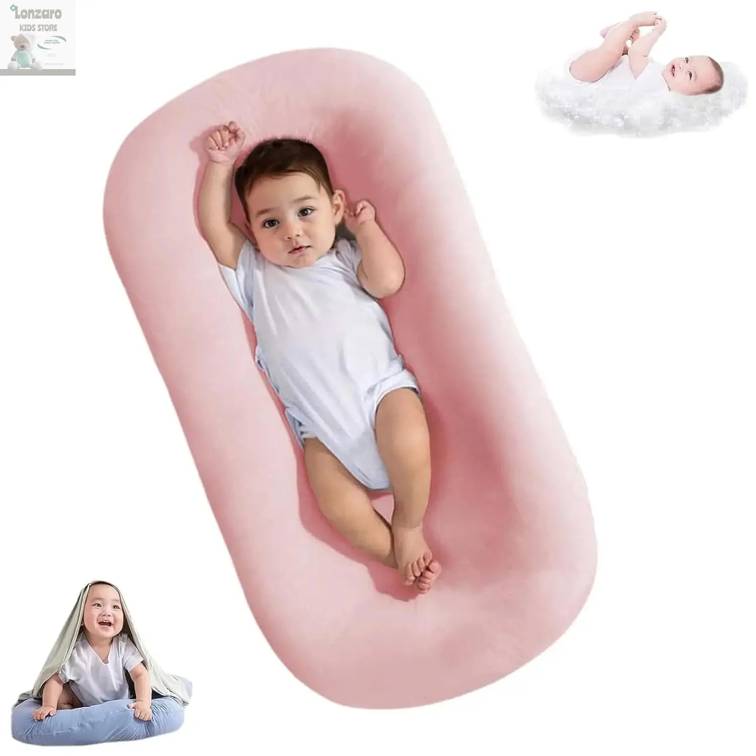 Draagbaar Baby Nest 75*45cm Lonzaro Kids