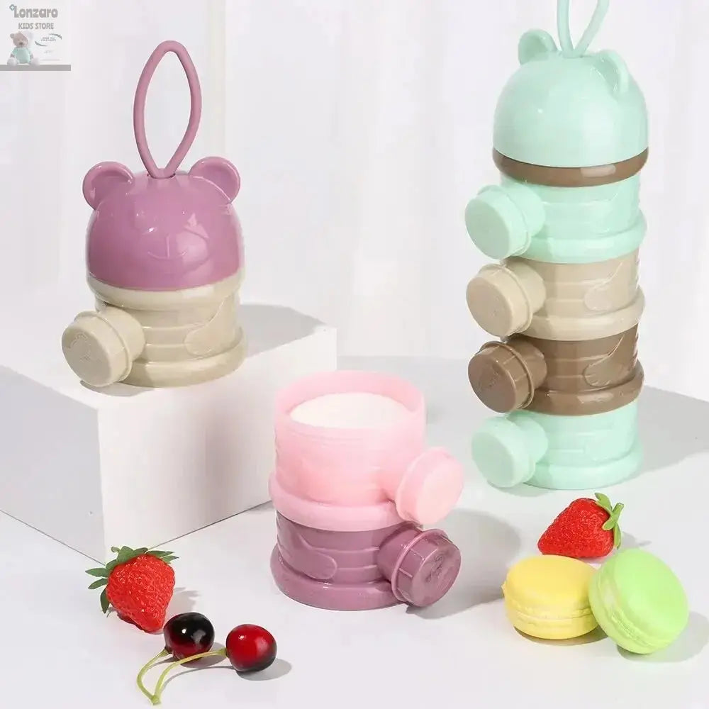 Melkpoeder Box Baby Draagbare 3 of 4 Laagjes - Lonzaro Kids