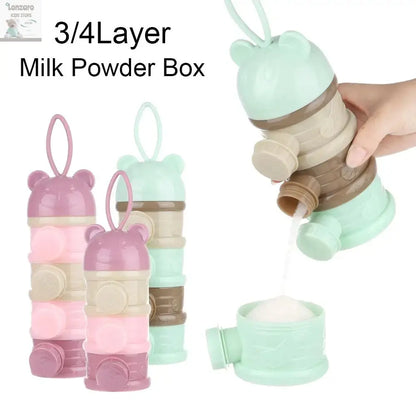 Melkpoeder Box Baby Draagbare 3 of 4 Laagjes - Lonzaro Kids