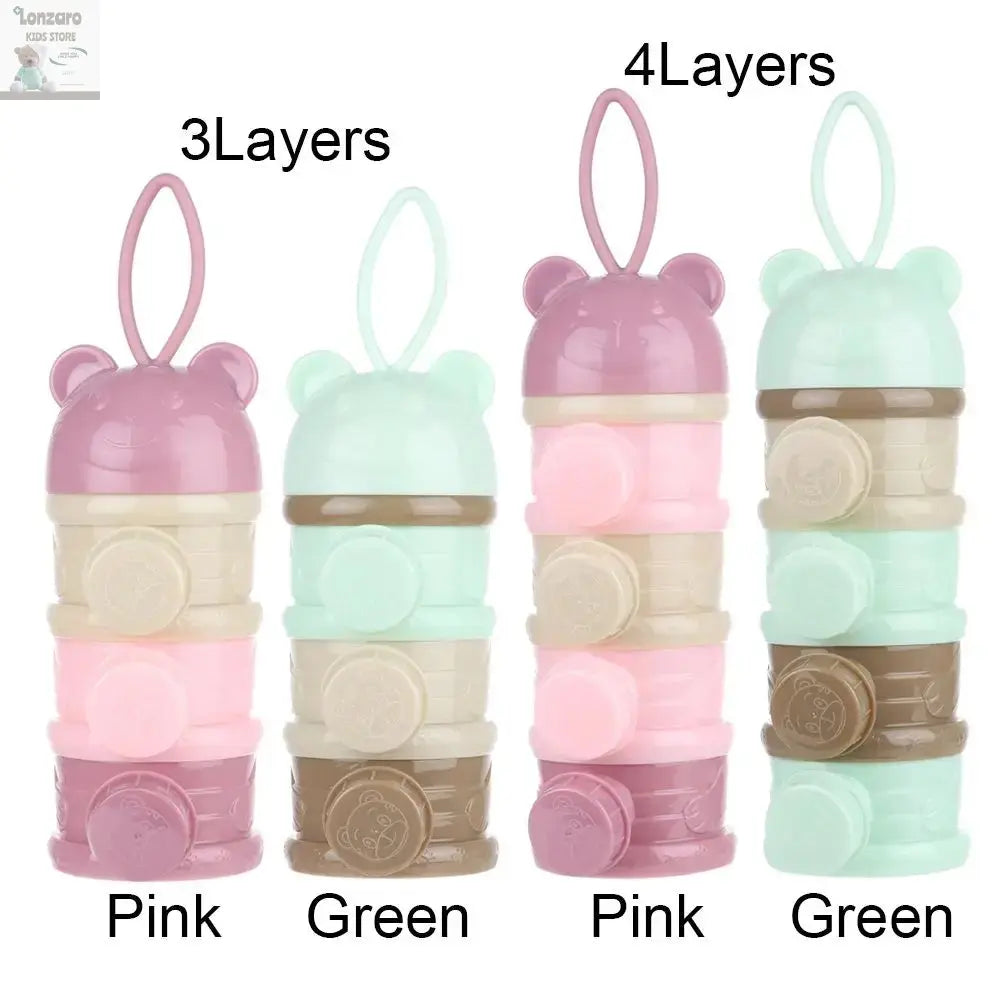Melkpoeder Box Baby Draagbare 3 of 4 Laagjes - Lonzaro Kids