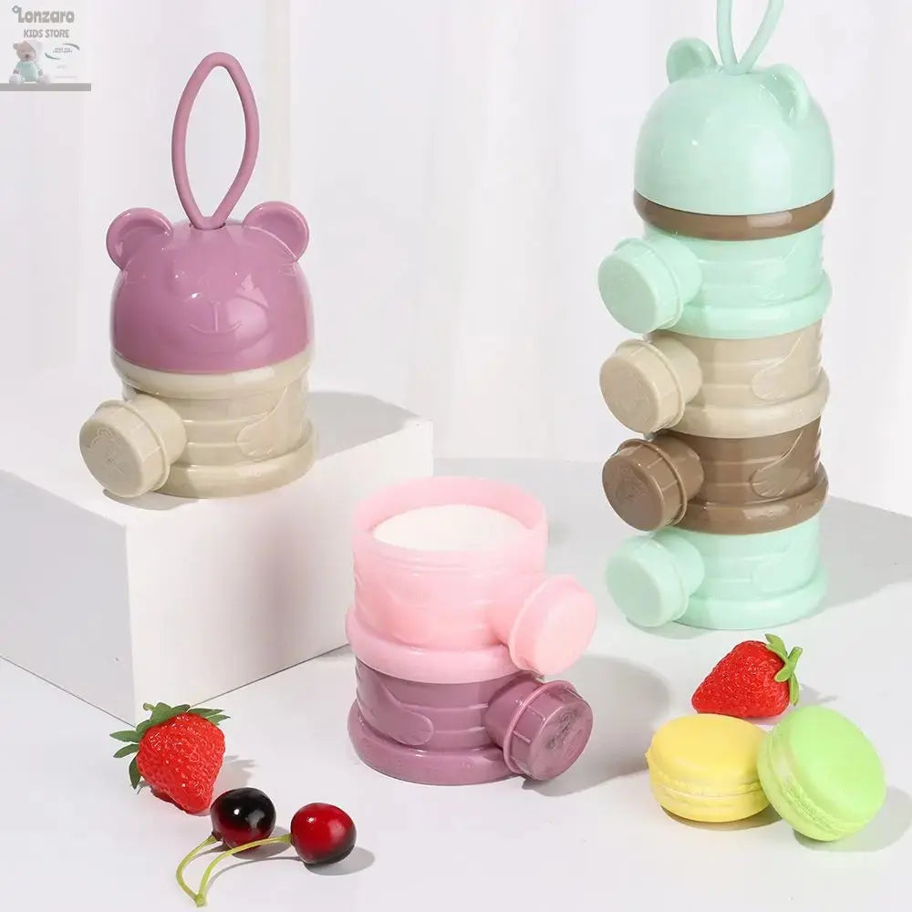 Melkpoeder Box Baby Draagbare 3 of 4 Laagjes - Lonzaro Kids
