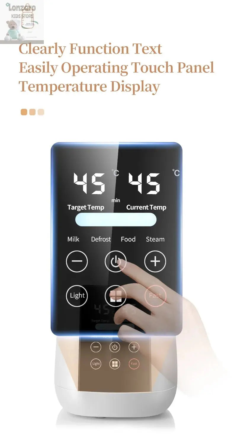 Elektrische  Multifunctionele Flessenwarmer - Lonzaro Kids