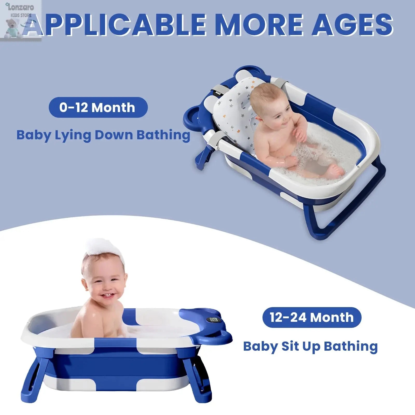Opvouwbaar Baby Badje - Lonzaro Kids
