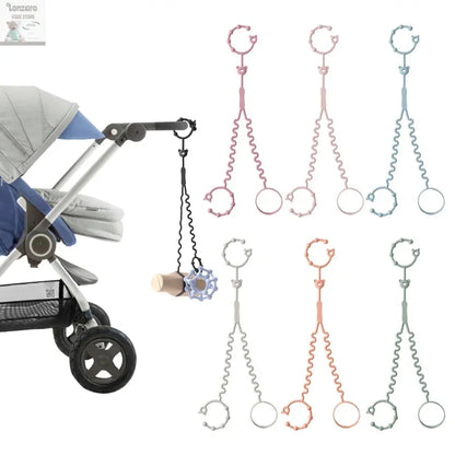 Fopspeenketting met Clips - Verstelbare Silicone Accessoire Lonzaro Kids