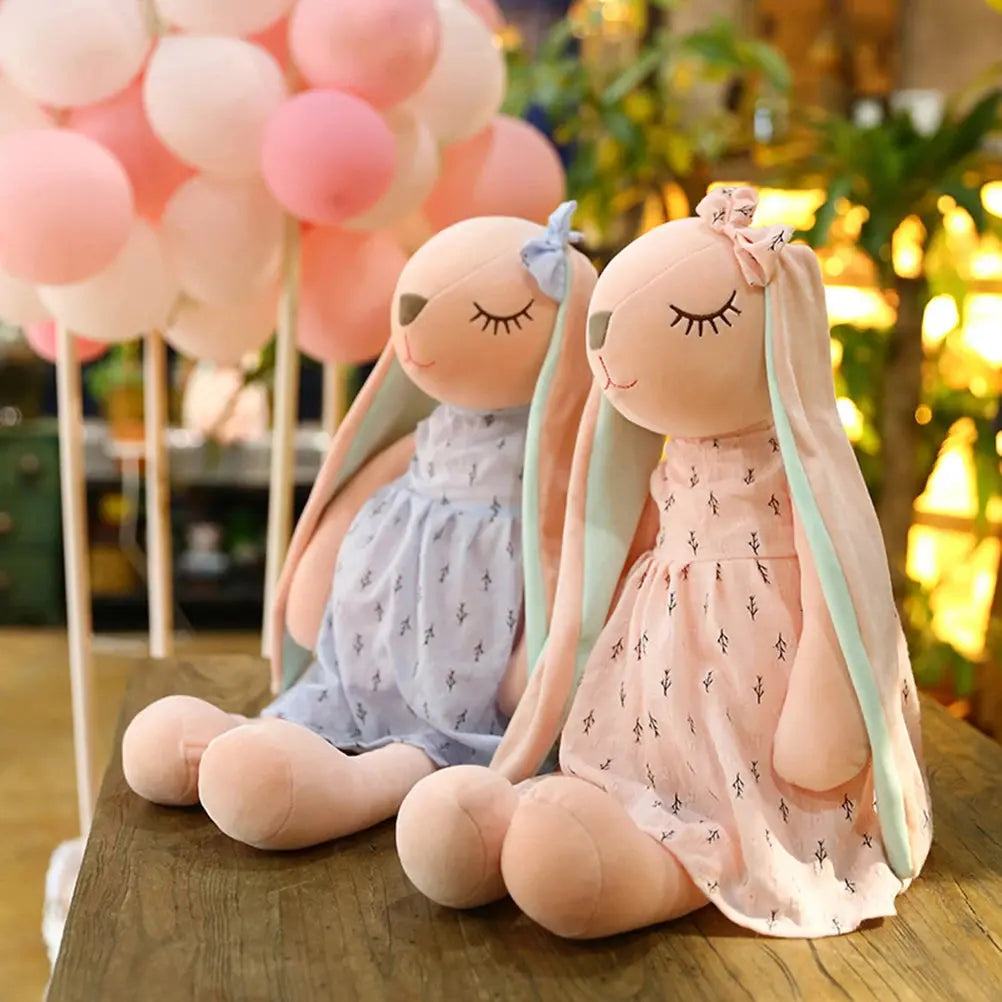 35CM schattige lange oren konijn knuffel, - Lonzaro Kids