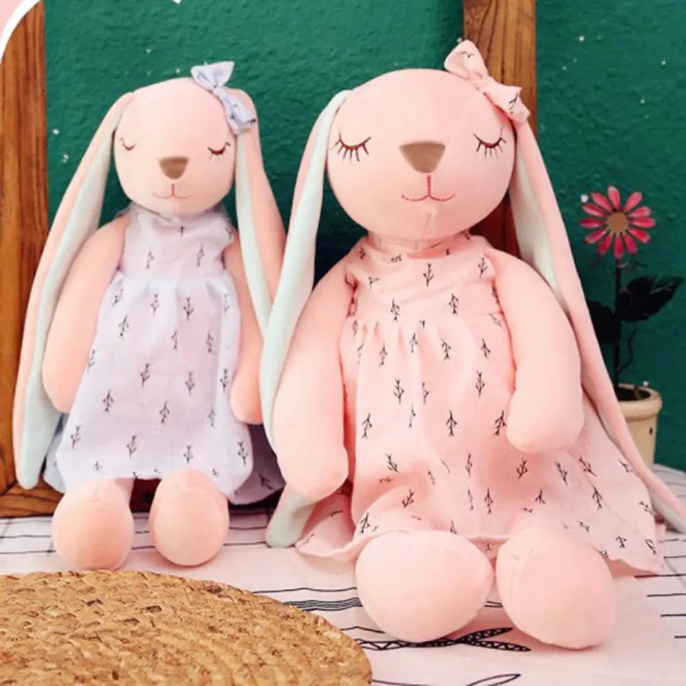 35CM schattige lange oren konijn knuffel, - Lonzaro Kids