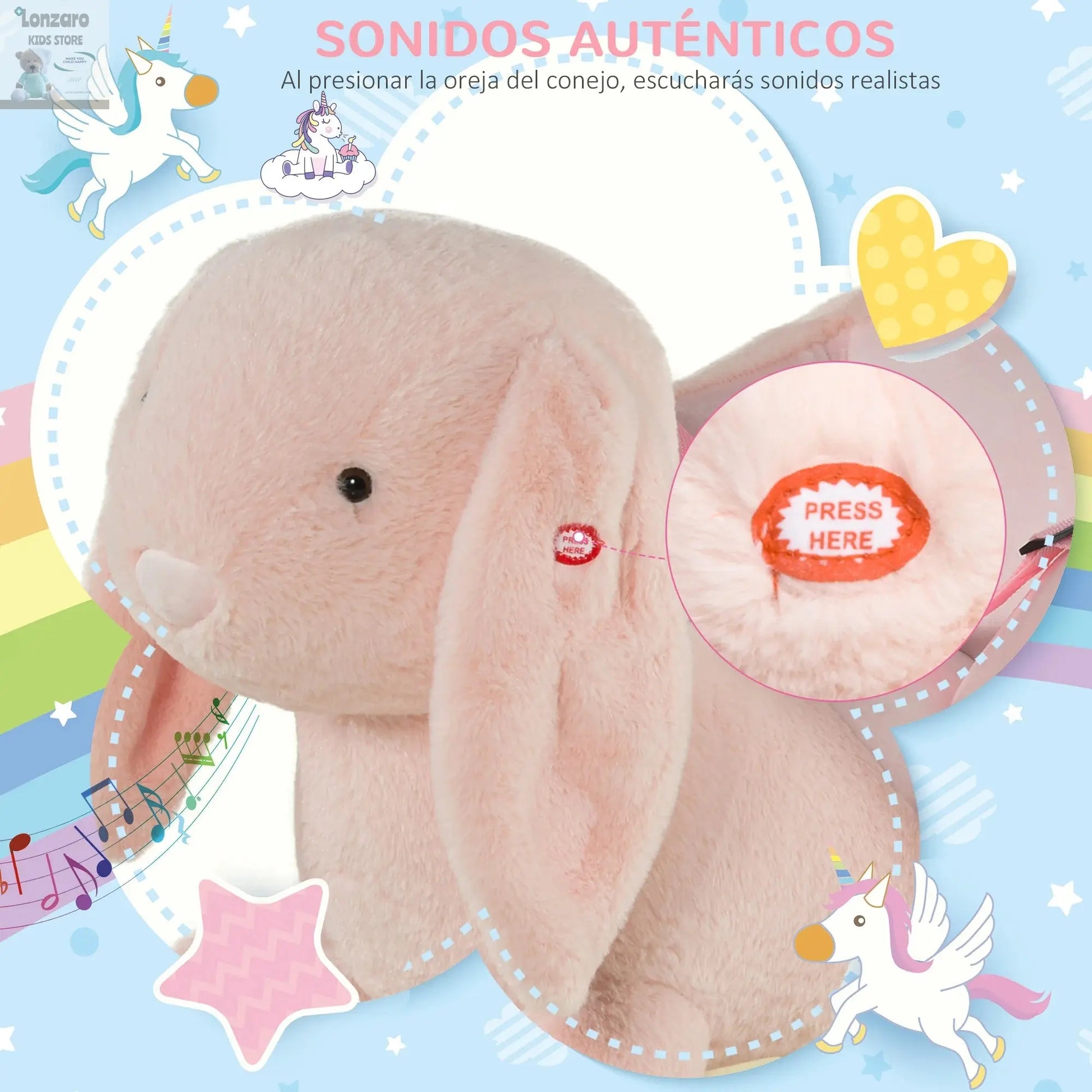 Baby Schommelstoel Met Geluiden - Lonzaro Kids 