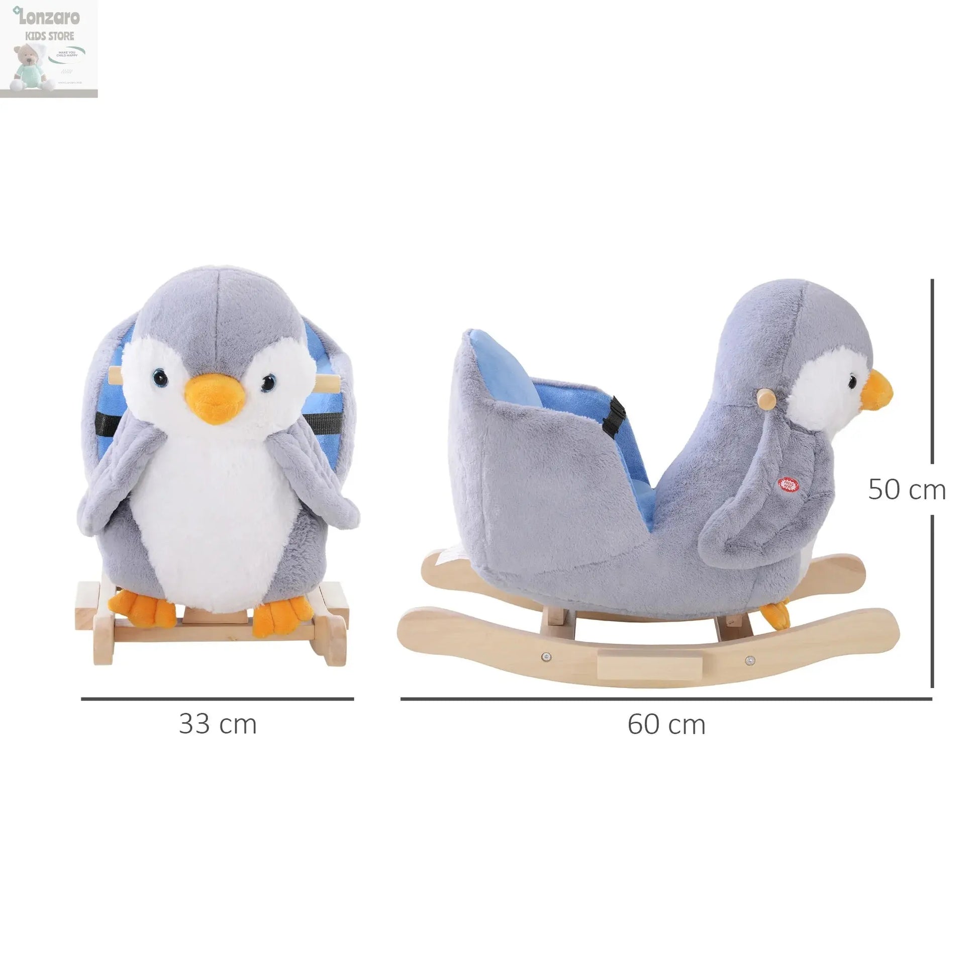 Baby Schommelpaard Penguin - Lonzaro Kids