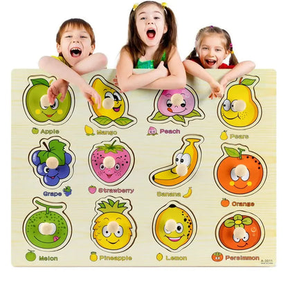 Puzzel 3D Dieren & Fruit - Lonzaro Kids Online
