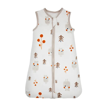 Sleeping Bags For Baby 3-18Months Summer Thin Baby One-Piece Sleepwear Cute Bear Print Cartoon Sleepsack Anti-Kick Blanket Lonzaro Kids