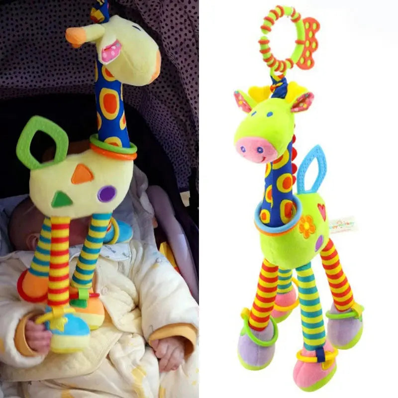 Productnaam: Schattige Giraffe Muzikale Rammelaar Toy - Lonzaro Kids