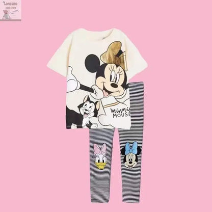 Herfst Minnie Mouse Set voor Meisjes - Lonzaro Kids