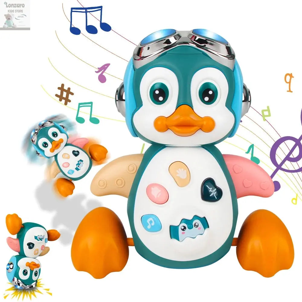 Interactieve Muzikale Pinguïn voor Baby's en Peuters - Lonzaro Kids