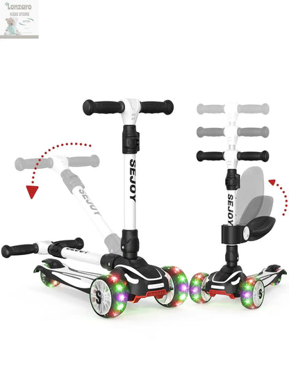 Kinderstep Driewieler met LED-knipperlicht Lonzaro Kids