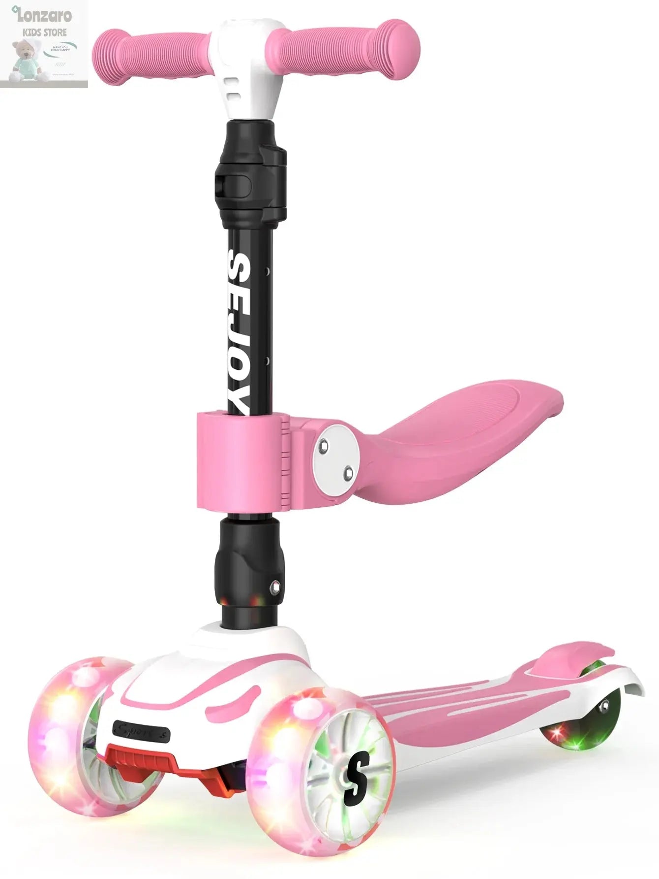 Kinderstep Driewieler met LED-knipperlicht Lonzaro Kids