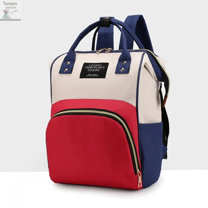 Large Capacity Canvas Mummy Bag Multifunctional Baby Bottle Thermal Insulation Travel Storage Bag Fashion Mummy Bag Hanging Bag Lonzaro Kids