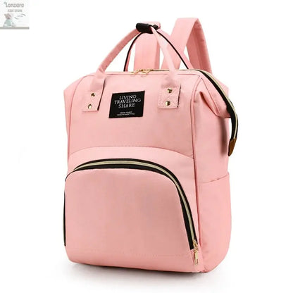 Large Capacity Canvas Mummy Bag Multifunctional Baby Bottle Thermal Insulation Travel Storage Bag Fashion Mummy Bag Hanging Bag Lonzaro Kids