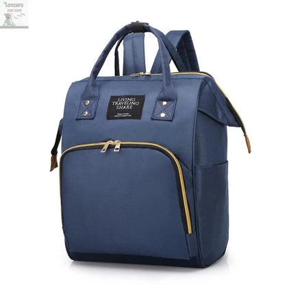 Large Capacity Canvas Mummy Bag Multifunctional Baby Bottle Thermal Insulation Travel Storage Bag Fashion Mummy Bag Hanging Bag Lonzaro Kids