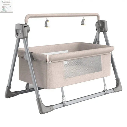 LazyChild 0-3 Years Old Baby Cradle Multi-function Electric Intelligent Sleep Rocking Chair Newborn Baby Sleeping Basket 2023 Lonzaro Kids