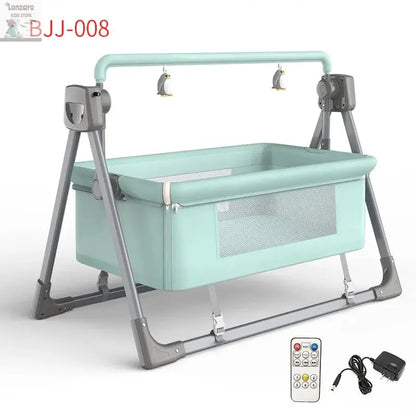 LazyChild 0-3 Years Old Baby Cradle Multi-function Electric Intelligent Sleep Rocking Chair Newborn Baby Sleeping Basket 2023 Lonzaro Kids