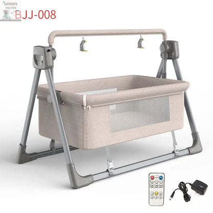 LazyChild 0-3 Years Old Baby Cradle Multi-function Electric Intelligent Sleep Rocking Chair Newborn Baby Sleeping Basket 2023 Lonzaro Kids